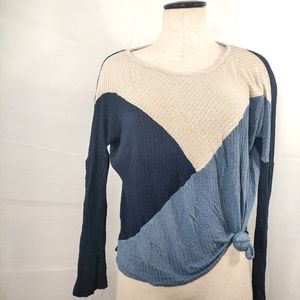 B.E. Stage Waffle Print Knit Top